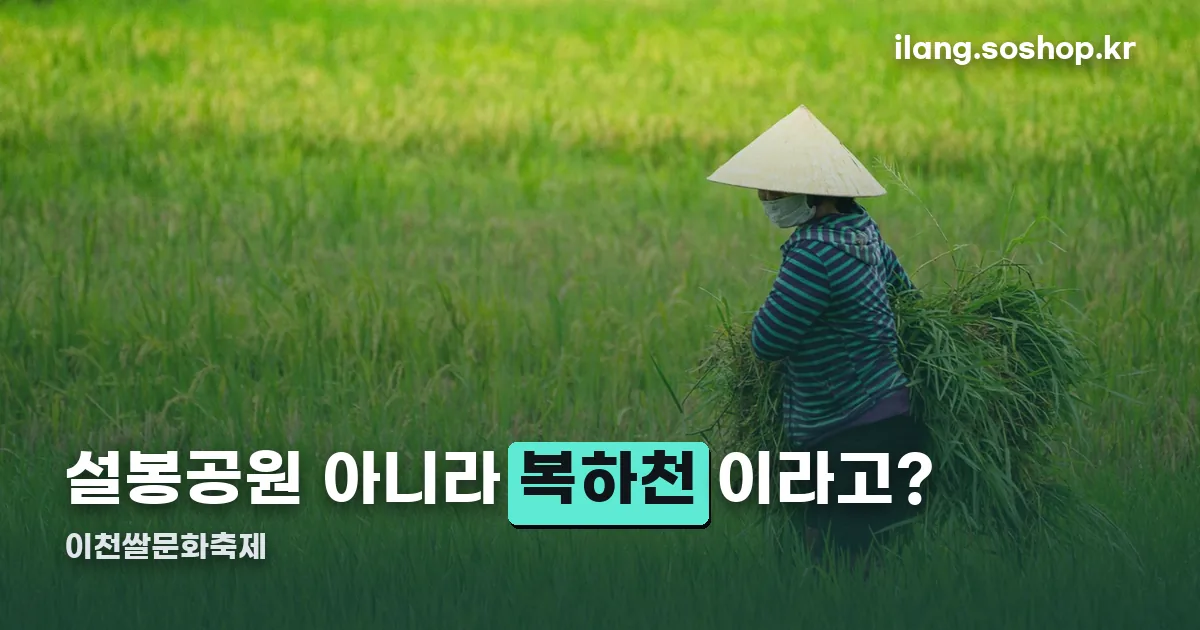 이천쌀문화축제 정리 썸네일