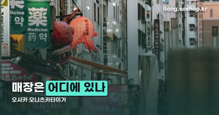 오사카 오니츠카타이거 정리 썸네일