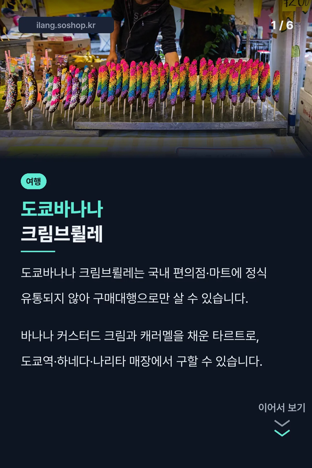 도쿄바나나 크림브륄레