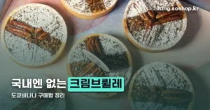 도쿄바나나 크림브륄레 정리 썸네일