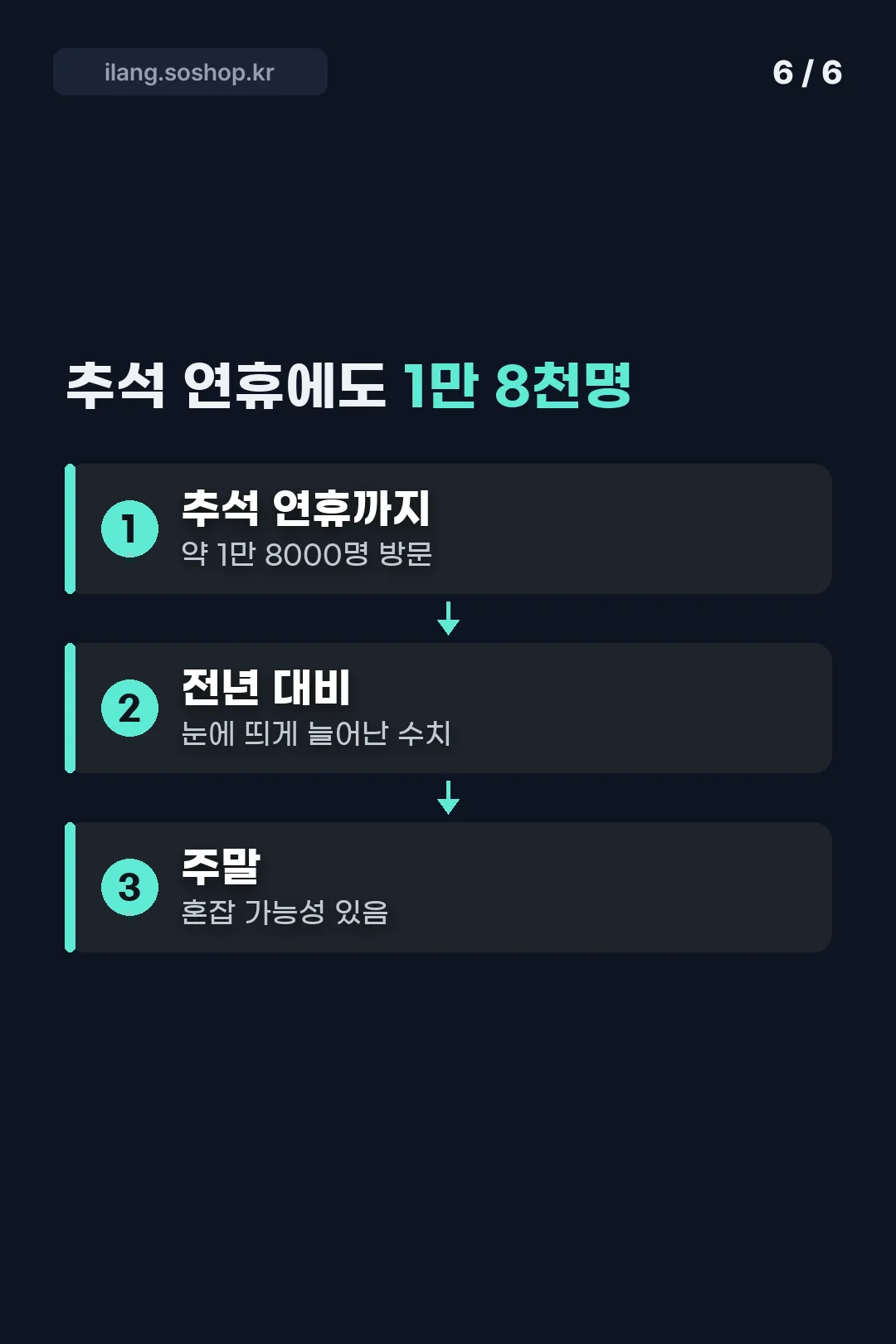 방문객 수